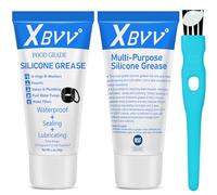 XBVV Silicone Lubricating Grease for Plumber Faucet Rubber Washers Valve O Rings 2-Pack 1 oz Tube