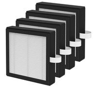 XBWW 4 Pack DH02 3-in-1 HEPA and Activated Carbon Replacement Filter Compatible with Tenergy Sorbi DH02 2 in 1 Dehumidifier(1000ML), Afloia AQ8 Q8 / Honati DP2201/ Hysure Q7 Air Cleaner Purifier