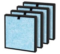XBWW 4 Packs AP303 AP304 H14 HEPA Replacement Filter Compatible with DAYETTE & FRESHDEW AP303 AP304 Air Cleaner Purifier, Designed for Smoke Wildfire, Odor Absorber Filter
