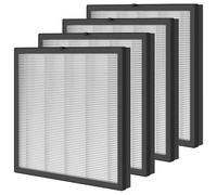 XBWW 4 Packs Replacement Air Filter Compatible with AMEIFU G3 (Sferf-30) & VEWIOR A3 Purifier with 3 Stages True HEPA, Activated Carbon Filter and pre-Filter