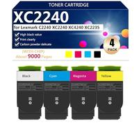 XC2240 Toner Cartridges Replacement for Lexmark C2240 XC2240 XC4240 XC2235 Printer【High Print Volume】,BCMY-1 pack