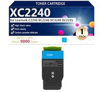 XC2240 Toner Cartridges Replacement for Lexmark C2240 XC2240 XC4240 XC2235 Printer【High Print Volume】,Cyan-1 pack