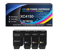 XC4150 Toner Cartridge Compatible for Lexmark XC4140 24B6720 24B6717 24B6718 24B6719 High Yield Work with XC4140 XC4150 XC4143 XC4153 Printers