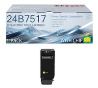 XC4342 24B7518 24B7515 24B7516 24B7517 High Yield Toner Cartridges With Smart Chip Compatible for Lexmark XC4342 XC4352, 25000 Pages Yellow