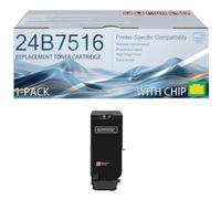 XC4342 24B7518 24B7515 24B7516 24B7517 High Yield Toner Cartridges With Smart Chip Compatible for Lexmark XC4342 XC4352, 25000 Pages Magenta