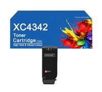 XC4342 Toner Cartridge with Chip Replacement 24B7518 24B7515 24B7516 24B7517 for Lexmark XC4342 XC4352 Printers, High Yield 25000 Page,XC4342-Magenta