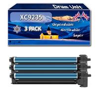 XC9235 Drum Unit Compatible for Lexmark C9235 CS921de CS921dh CS923de CX920de CX921de CX922de Printers, High-Definition Printing Effect with Chip, 100000 Pages (3 Pack Black)