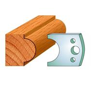 Xcalibur Tooling 40mm Euro Spindle Moulder Cutters & Limiters Profile 066 Knife Set (2 Knives + 2 Limiters) Precision Steel Blades for Euro Limiter Blocks