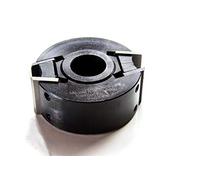 Xcalibur Tooling 50mm Wide 120mm Dia 30mm Bore Euro Spindle Moulder Cutter Block with Free Cutters Compatible with All 40mm and 50mm Euro Pattern Cutters