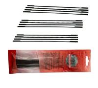 Xcalibur Tooling Scroll Saw Blades 12 pcs mixed TPI 10, 14, 21, 24 Teeth Pinned Scroll Saw Blade for Sawing Timber Plastic Foam Soft Metals