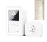 xCámara de timbre smarter con visión nocturna - HD Wireless Video Toilmell | Audio de 2 vías Seguridad en el hogar | Tuertas visuales a prueba la Weathered with adhesive backing | Detección