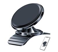XCar Magnetic Phone Mount - Mobile Docking Station, Dashboard Magnet Holder | Car Vent Clamp Cradle, Magnetic Gripper Organizer For Smartphone,