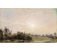 XcBAIHOUD Famous Art Print Poster Canvas Prints Hampstead Heath Looking Towards Harrow by John Constable Picture Mural for Home Decor 60x90cm