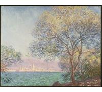 XcBAIHOUD Famous Art Print Poster Canvas Prints Morning At Antibes by Claude Monet Picture Mural for Home Decor 60x90cm