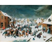 XcBAIHOUD Famous Art Print Poster Canvas Prints the Massacre of the Innocents by Pieter Brueghel the Younger Picture Mural for Room Decor 60x90cm