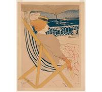 XcBAIHOUD Famous Art Print Poster Canvas Prints the Passenger by Henri De Toulouse Lautrec Picture Mural for Home Decor 60x90cm