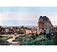 XcBAIHOUD Famous Art Print Poster Canvas Prints the Ruins of Clermont-en-argonne West of Verdun by Jules Gervais Courtellemont Picture Mural for Home Decor 60x90cm