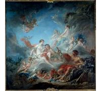 XcBAIHOUD Famous Art Print Poster Canvas Prints Vulcan or Vulcan ironworks presenting Venus weapons for Enee. by François Boucher Picture Mural for Room Decor 60x90cm