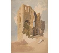 XcBAIHOUD Famous Famous Art Minimalist Prints Castle Acre Priory Norfolk by Sell Cotman Art Canvas Murals for Home Decor 60x90cm
