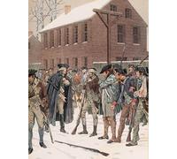 XcBAIHOUD Famous Famous Art Minimalist Prints Georges Washington Tries to Reason Some of the Mutineers of the During the War Art Canvas Murals for Home Decor 60x90cm
