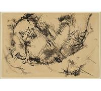 XcBAIHOUD Famous Famous Art Minimalist Prints Ohne Titel by Wassily Kandinsky Art Canvas Murals for Home Decor 60x90cm