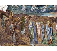 XcBAIHOUD Famous Modern Artwork Classic Canvas Painting Ascetics and the Holy Women by Edward Burne Jones Printed Paintings for Home Decor 60x90cm
