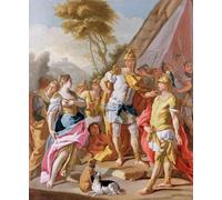 XcBAIHOUD Famous Modern Artwork Classic Canvas Painting Classical Scene by Francesco De Mura Printed Paintings for Room Decor 60x90cm