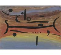 XcBAIHOUD Famous Modern Artwork Classic Canvas Painting Instruments by Paul Klee Printed Paintings for Room Decor 60x90cm