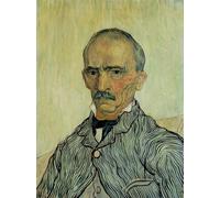 XcBAIHOUD Famous Modern Artwork Classic Canvas Painting Portrait of Superintendant Trabuc in St Paul's Hospital by Vincent Van Gogh Printed Paintings for Room Decor 60x90cm