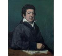 XcBAIHOUD Famous Modern Artwork Classic Canvas Painting Portrait of the Poet Moratín by Francisco De Goya Printed Paintings for Room Decor 60x90cm