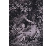 XcBAIHOUD Famous Modern Artwork Classic Canvas Painting Scene From Shakespeare's a Midsummer Night's Dream by Paul Thumann Printed Paintings for Home Decor 60x90cm