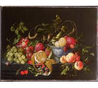XcBAIHOUD Famous Modern Canvas Prints Animal Pictures a Still Life of Fruit by Cornelis De Heem Vintage Poster for Room Decor 60x90cm