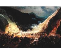 XcBAIHOUD Famous Modern Canvas Prints Animal Pictures Battle At the Rotenturm Canyon by Bogdan Willewalde Vintage Poster for Room Decor 60x90cm