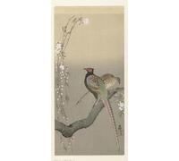 XcBAIHOUD Famous Modern Canvas Prints Animal Pictures Five Chicks by Ohara Koson Vintage Poster for Home Decor 60x90cm