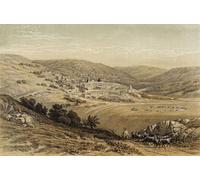 XcBAIHOUD Famous Modern Canvas Prints Animal Pictures General View of Nazareth by David Roberts Vintage Poster for Home Decor 60x90cm