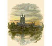 XcBAIHOUD Famous Modern Canvas Prints Animal Pictures Gloucester Cathedral North West by Arthur Wilde Parsons Vintage Poster for Home Decor 60x90cm
