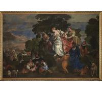XcBAIHOUD Famous Modern Canvas Prints Animal Pictures Moses Saved From the Waters by Veronese Vintage Poster for Home Decor 60x90cm