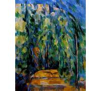 XcBAIHOUD Famous Modern Canvas Prints Animal Pictures Path in the Forest by Paul Cézanne Vintage Poster for Home Decor 60x90cm