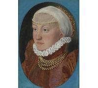 XcBAIHOUD Famous Modern Canvas Prints Animal Pictures Portrait of a Lady in Red by Hans Holbein Der Jüngere Vintage Poster for Home Decor 60x90cm