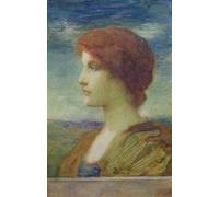 XcBAIHOUD Famous Modern Canvas Prints Animal Pictures Portrait of Sarah Bernhardt by Edward Burne Jones Vintage Poster for Home Decor 60x90cm