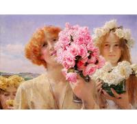 XcBAIHOUD Famous Modern Canvas Prints Animal Pictures Summer Offering by Lawrence Alma-tadema Vintage Poster for Home Decor 60x90cm