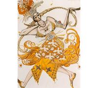 XcBAIHOUD Famous Modern Canvas Prints Animal Pictures the Firebird Costume for the Firebird the Ballet by Leon Bakst Vintage Poster for Home Decor 60x90cm