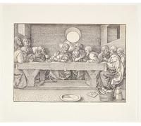 XcBAIHOUD Famous Modern Canvas Prints Animal Pictures the Last Supper by Albrecht Dürer Vintage Poster for Room Decor 60x90cm