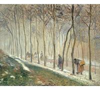 XcBAIHOUD Famous Modern Canvas Prints Animal Pictures the Road Through the Wood by Camille Jacob Pissarro Vintage Poster for Room Decor 60x90cm