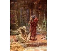 XcBAIHOUD Famous Modern Canvas Prints Animal Pictures the Sorrow of King David Bible by William Brassey Hole Vintage Poster for Home Decor 60x90cm