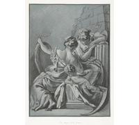 XcBAIHOUD Famous Modern Canvas Prints Animal Pictures The Wisdom and the Justice by Louis Marin Bonnet Vintage Poster for Room Decor 60x90cm