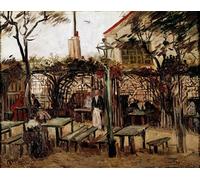 XcBAIHOUD Famous Modern Canvas Prints Animal Pictures the Wooden Billiard Table Became La Bonne Franquette by Vincent Van Gogh Vintage Poster for Room Decor 60x90cm