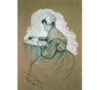 XcBAIHOUD Famous Modern Canvas Prints Animal Pictures to the Author of St Lazare by Henri De Toulouse Lautrec Vintage Poster for Home Decor 60x90cm