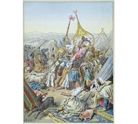 XcBAIHOUD Famous Painting Art Print Poster Canvas Prints Abd El Kader's Smala Was Taken on May by Frederic Theodore Lix Picture Mural for Room Decor 60x90cm