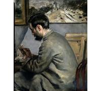 XcBAIHOUD Famous Painting Art Print Poster Canvas Prints Frederick Bazille At His Easeloil on Canvas Detail of by Pierre Auguste Renoir Picture Mural for Home Decor 60x90cm